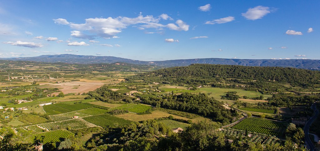 Zicht op de Luberon