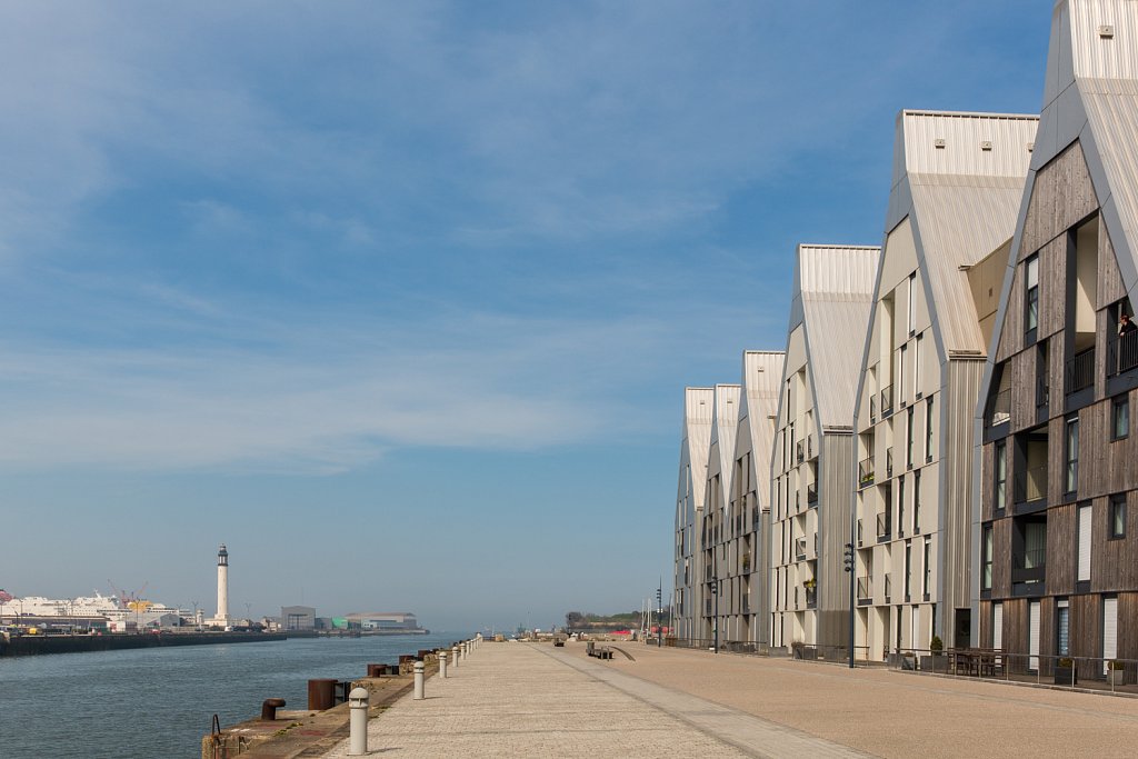 Nieuwe appartementen met zicht op de haven