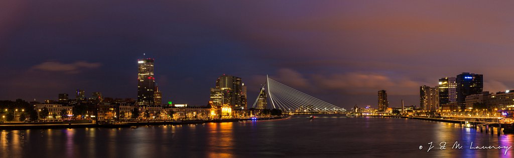 Pano met Erasmusbrug