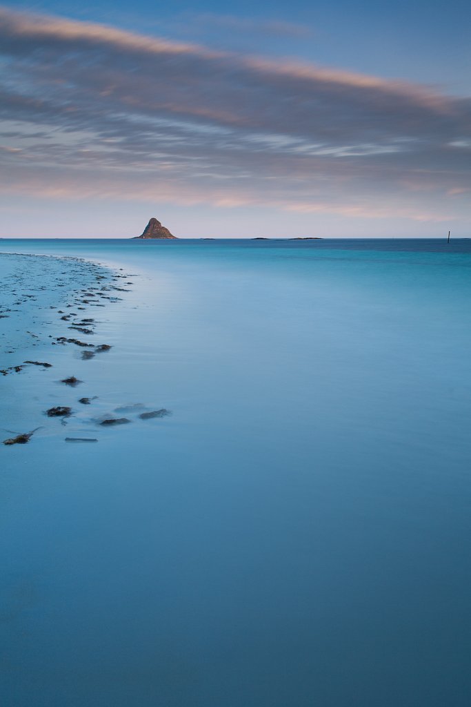 Zicht op Puffin Island