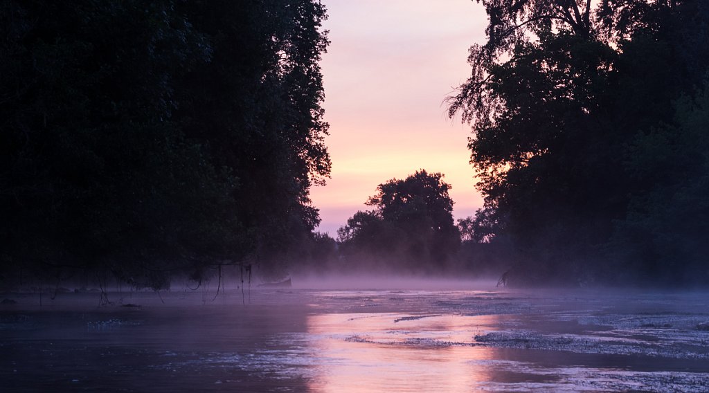 Zonsopgang  op La Creuze